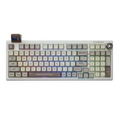Imagem de Teclado mecânico EPOMAKER RT100 com tela BT5.0/2.4G/USB-C