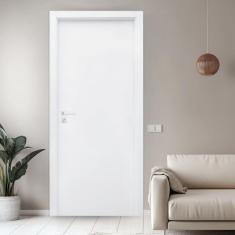 Imagem de Porta Lisa Uv Batente Regulável 07 Cm a 13 Cm Guarnição 5 Cm 92 X 210 Direito Rodam