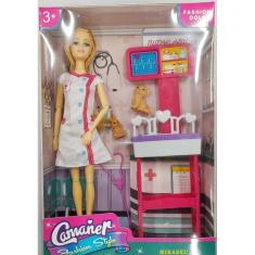 Imagem de Boneca Camaner Veterinária com 4 Peças N2442381 - Quanhe