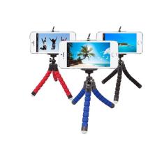 Imagem de Mini Tripé Flexível Para Celular e Câmeras Tripod Várias Cores