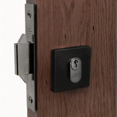 Imagem de Fechadura Para Porta de Correr União Mundial Roseta Quadrada