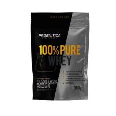 Imagem de 100% Pure Whey Refil 900G Probiótica Suplemento Alimentar