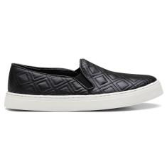 Imagem de Tênis Casual Slip On Couro Feminino Solado Flatform Flexível-Feminino