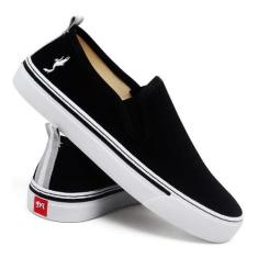 Imagem de Tênis Feminino Casual Confortável Slip On Calce Fácil - Polo Blu, Pret