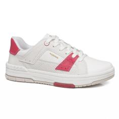 Imagem de Tênis Pegada Feminino Couro Branco Amortech 212603-Feminino