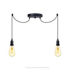 Imagem de Lustre Aranha com 2 Pendentes
