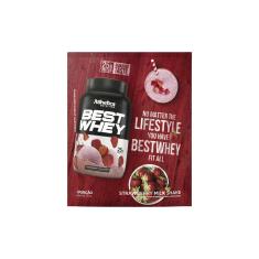 Imagem de Best Whey (Sachê) Strawberry Milkshake Atlhetica Nutrition