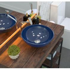 Imagem de Cuba R35 Redonda C/Torneira Link+Válvula Click 1/4 Colorida - Compace