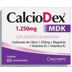 Imagem de Calciodex Mdk 1250Mg 60 Comprimidos Kley Hertz