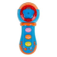 Imagem de Microfone Musical  Baby C/Som E Luz Brinquedo Infantil Para Bebes - Ar