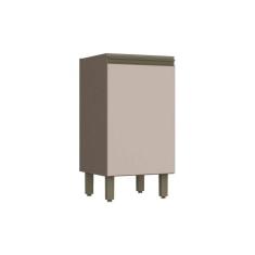 Imagem de Balcão De Cozinha Connect 1 Porta s/ Tampo 40cm Duna/cristal - Henn