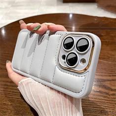 Imagem de Estojo de jaqueta de dissipação de calor respirável da moda para iPhone 14 11 12 13 Pro Max Plus Protetor de lente completo Capa de silicone macio, branco, para iPhone 14Pro Max