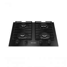 Imagem de Fogão Cooktop 4 Bocas MCG4bm Grade Dupla Mesa De Vidro Mueller Preto Bivolt