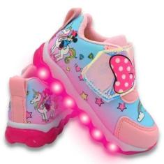 Imagem de Tenis Com Luzes De Led Feminina Minnie Minipe-Feminino