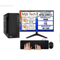 Imagem de Computador Completo Intel I7 16gb HD 1tb Mon 19