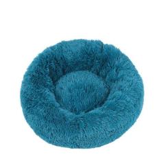 Imagem de KAIJIE Cama calmante para cães e gatos, cama redonda macia e aconchegante para cães e gatos pequenos, médios e pequenos, diâmetro de 100 cm