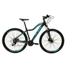 Imagem de Bicicleta Feminina Aro 29 Ksw Mwza Câmbios Shimano 24v K7 Freios Hidráulicos Garfo Com Trava - Preto/Rosa