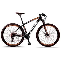 Imagem de Bicicleta Aro 29 Freio A Disco Hidraúlico 24 Velocidades Cubo Alúminio K7 Cor:laranja;tamanho:21