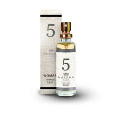 Imagem de Perfume Feminino 5 Amakha Paris 15ml Para Bolso Bolsa