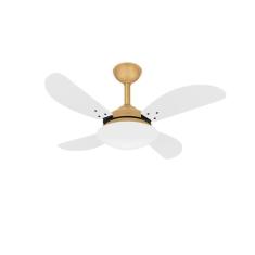 Imagem de Ventilador Teto Fly Dourado 4 Pás Potente Sala Ventax 110V