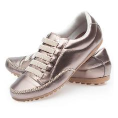 Imagem de Mocatênis Tênis Feminino Casual Confort - Ouro Velho-Feminino