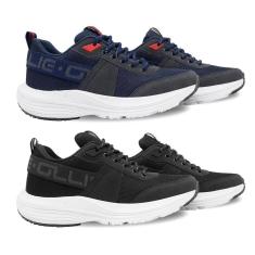 Imagem de Kit 2 Tênis Ollie Juvenil Virtus Menino Conforto-Masculino