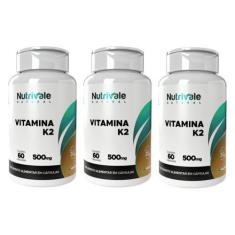 Imagem de 3X Vitamina K2 60 Capsulas 500Mg Nutrivale