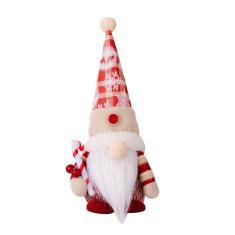 Imagem de Decoração de brinquedo de pelúcia Christmas Gnomos Santa