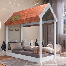 Imagem de Cama Quarto Infantil Com Telhado Montessoriano Meu Fofinho