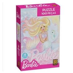 Imagem de Quebra-Cabeça Puzzle 100 Peças Barbie Brilhante- Grow