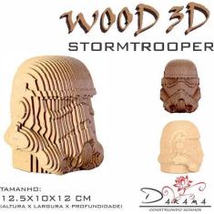 Imagem de Quebra Cabeça 3D Stormtrooper Decoração Ornamento Enfeite - Indústria