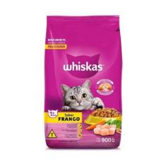 Imagem de Ração Para Gatos Adultos Sabor Frango 900G 1 Un Whiskas