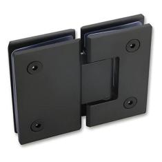 Imagem de Dobradiça Inox 180 1010 Porta E Box Vidro/Vidro Preta - 2Un