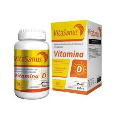 Imagem de Suplemento Alimentar Vitamina D Em 60 Cápsulas Vitasanus