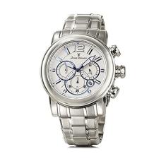 Imagem de Relógio Pulso Jean Vernier Masculino Aço Cronografo Jv00197