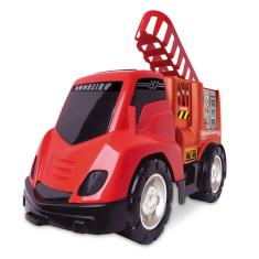 Imagem de Caminhão Com Escada De Bombeiro Samba Toys Brinquedos Baby