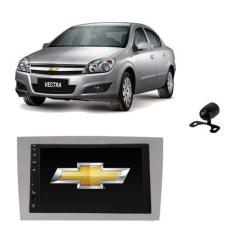 Imagem de Kit Central Multimídia Vectra Mp5 / Mp8 + Moldura Prata + Câmera + Tv 