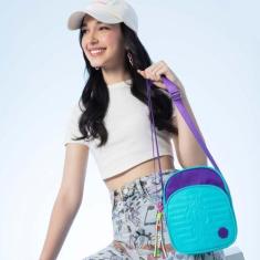 Imagem de Bolsa mochila transversal luluca  p  azul  lu2736az - SEMAX