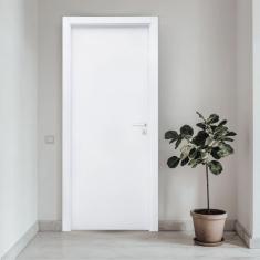 Imagem de Porta Lisa Uv Batente Regulável 07 Cm a 13 Cm Guarnição 5 Cm 82 X 210 Esquerdo Rodam
