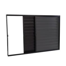 Imagem de Janela Veneziana Em Alum nio 100 X 100 X 8 Cm 3 Folhas V. Inc