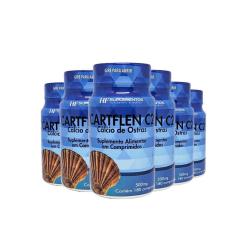 Imagem de 6X Cartflen C2 Calcio De Ostras 180 Cps Hf Suplementos
