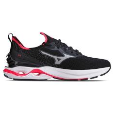 Imagem de Tênis Mizuno Wave Mirai 6 - Feminino - Preto-Rosa