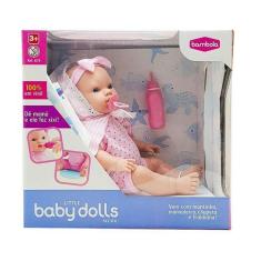 Imagem de Boneca Little Baby Dolls Faz Xixi Bambola 673