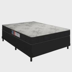 Imagem de Cama Box Casal + Colchão Portobel Viena D23 54x138x188