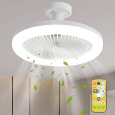 Imagem de Ventilador de teto ahxiaozn com luzes, controle remoto, sem lâmina