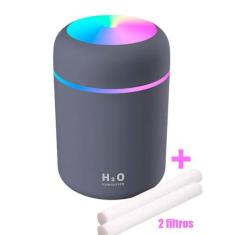 Imagem de H2o Lúmen Difusor Óleo Essencial Umidificador Usb 300ml Led Portátil C