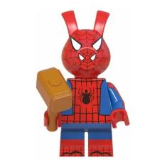 Imagem de Boneco Blocos De Montar Aranha Presunto Martelo Aranhaverso