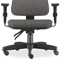 Imagem de Cadeira de Escritório Giratória Executiva Ergonômica Sky L02 Linho  Escuro - Lyam Decor