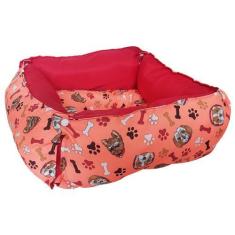 Imagem de Cama Para Cães E Gatos Micropet Vermelho - 3 Tamanhos - Tornado Pet