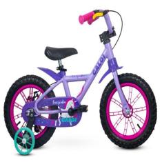 Imagem de Bicicleta Infantil Aro 14 Caloi Cecizinha Unicórnio Rodinha - Nathor